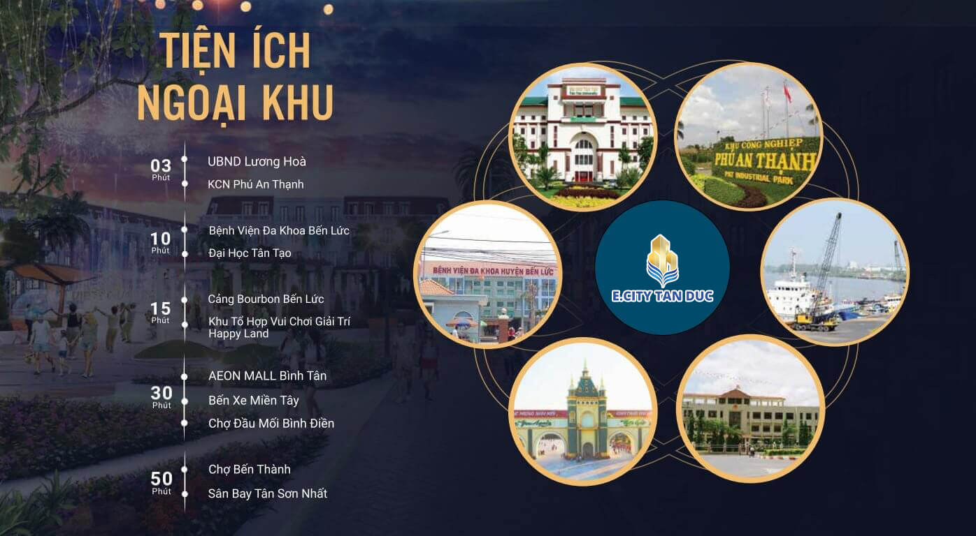 Tiện ích ngoại khu dự án KDC Tân Đức